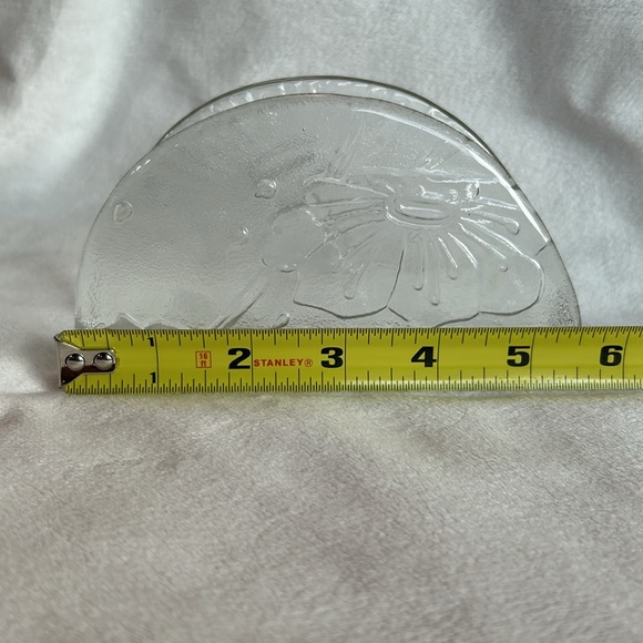 Pier 1 imports Handblown Glass Napkin Holder - Picture 7 of 8